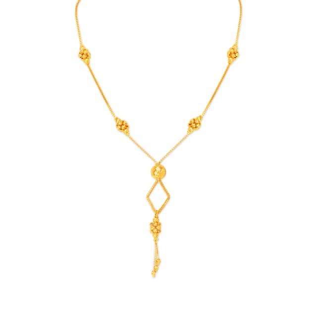 Plain Gold Yellow Fancy Chain