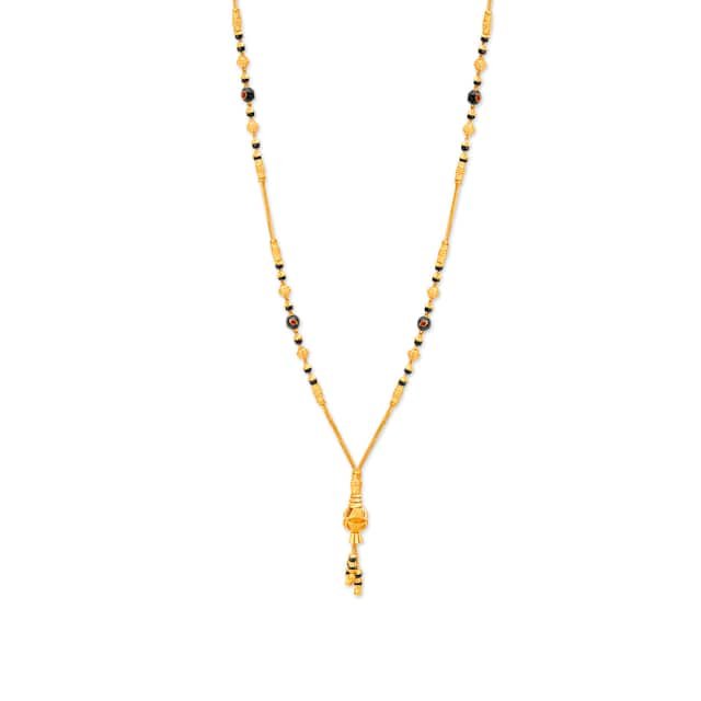 Gold Yellow Fancy Design Mangalsutra