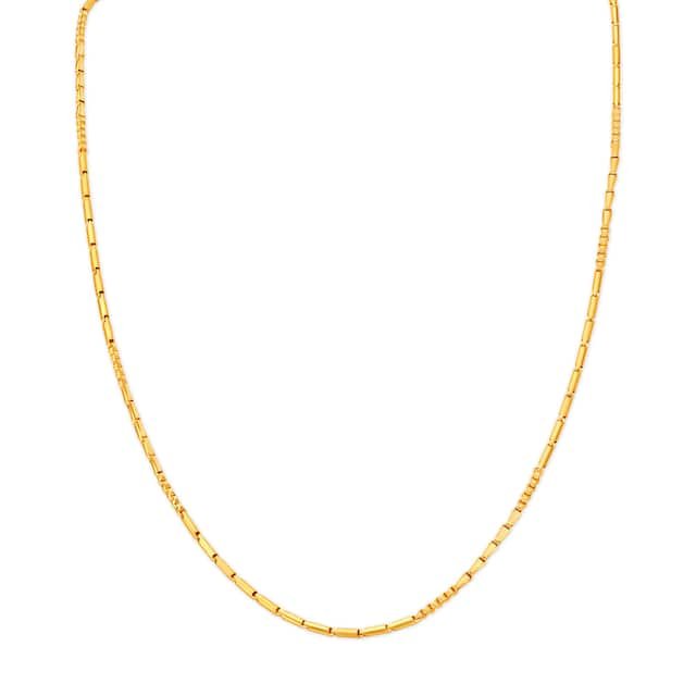 Gold Plain Delicate Design Chain