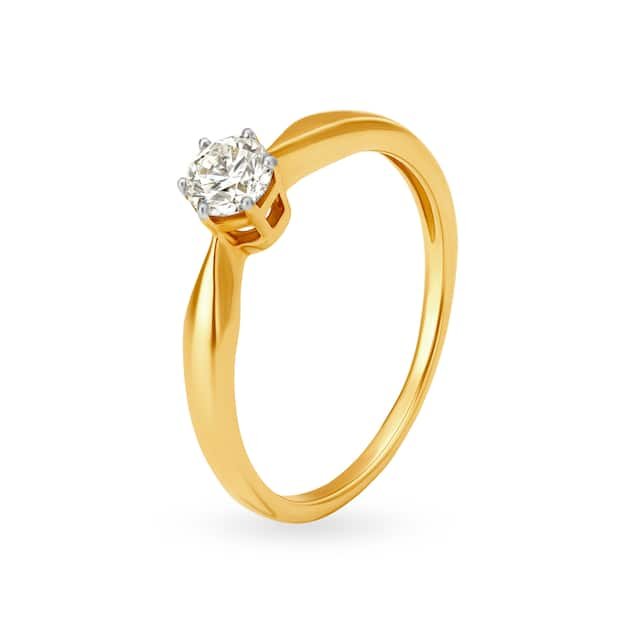 22k Yellow Gold Elegant Ring