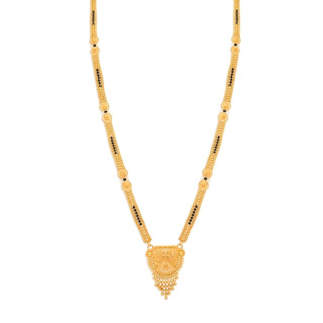 Gold Yellow Fine Design Mangalsutra