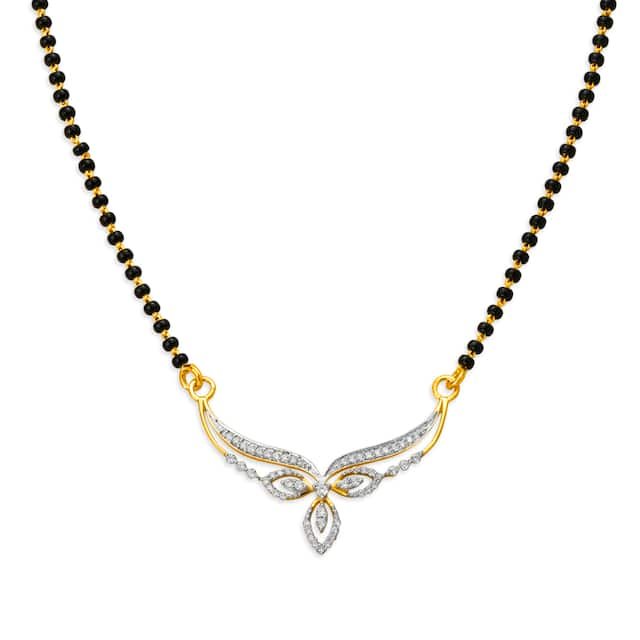 Gold Yellow Unique Design Mangalsutra