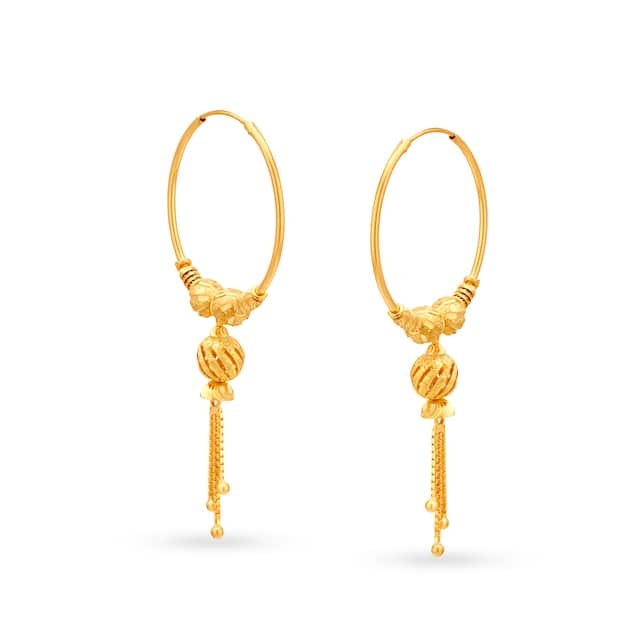 Gold 8.5 GM 916 | Gold earrings designs, Gold jewellery design necklaces,  Gold jhumka earrings